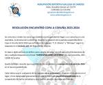 Resolución Encuentro de Copa A Coruña